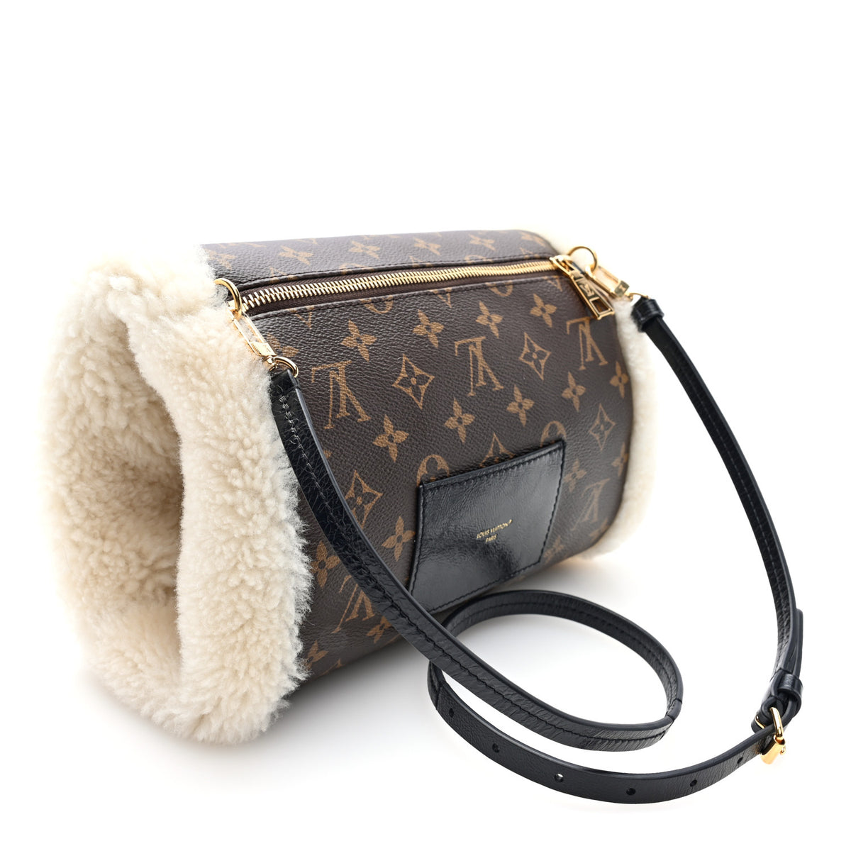 Monogram Shearling Speedy Soft 30 Teddy