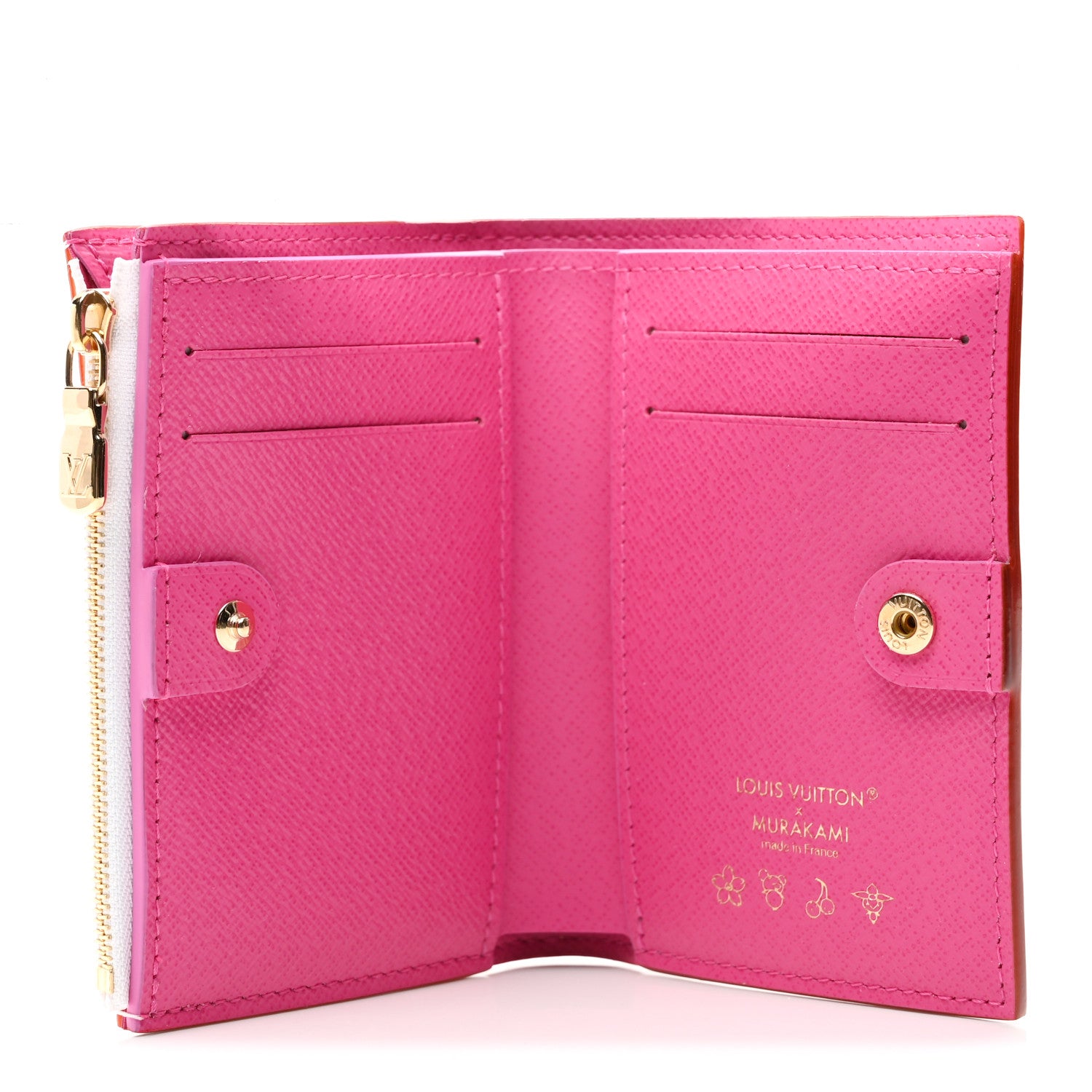 Louis Vuitton LV X TM Monogram Multicolor Lisa Wallet White 5 of 6