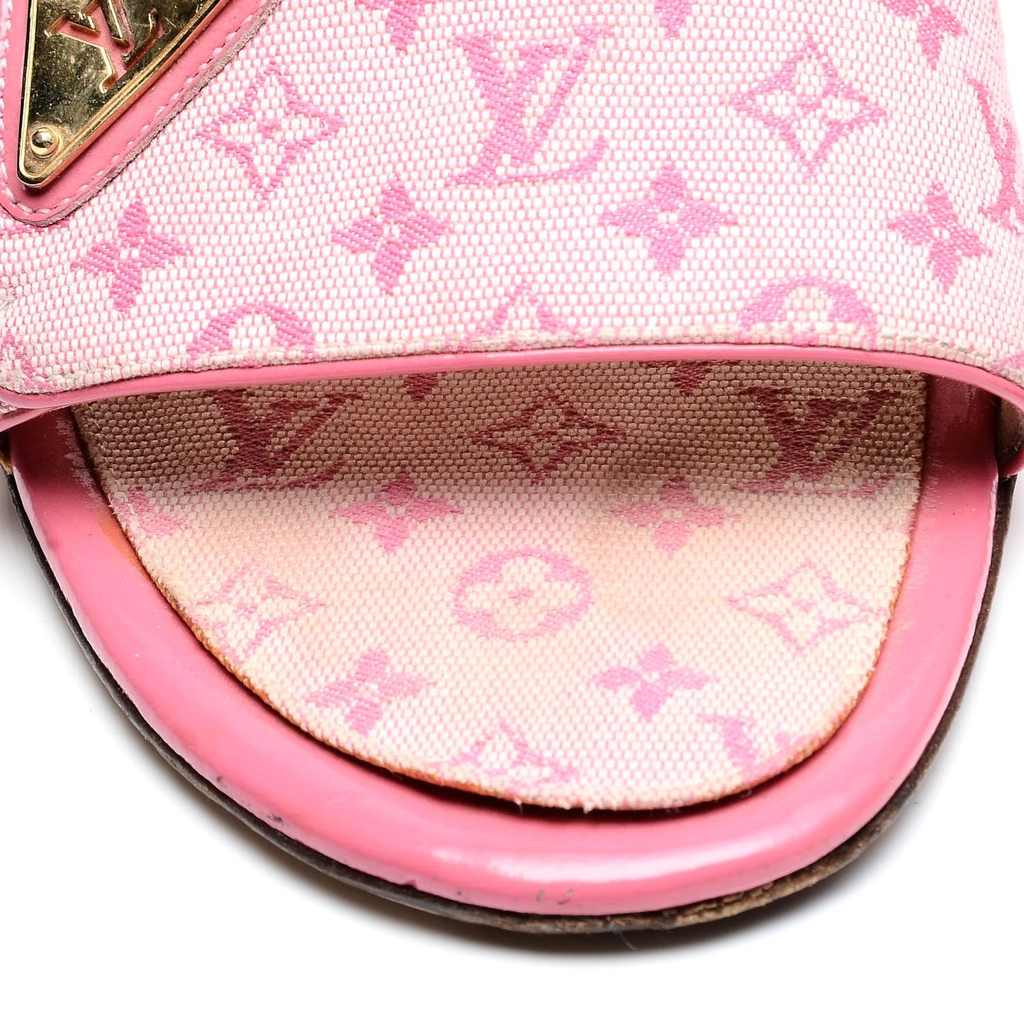 Mini Monogram Mary Kate Mules 41 Pink