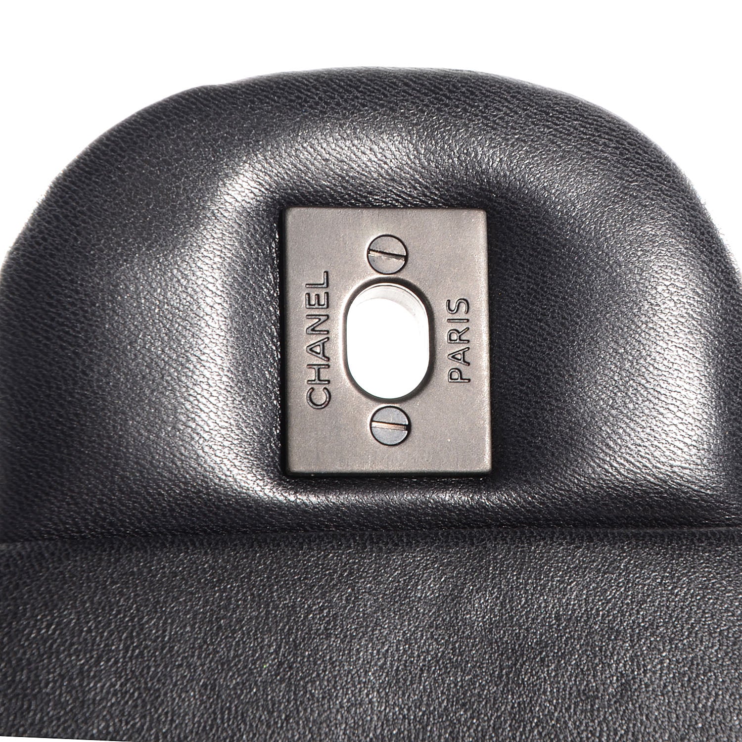 Chanel Lambskin Quilted Jumbo Double Flap So Black 6 of 9