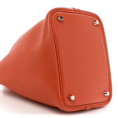 Hermes Taurillon Clemence Picotin Lock 18 PM Terre Battue 9 of 15