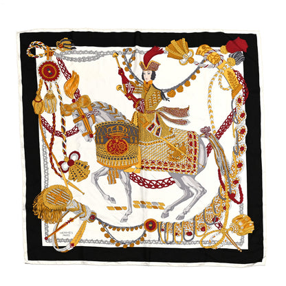 Hermes Silk Le Timbalier Scarf 90 1 of 5