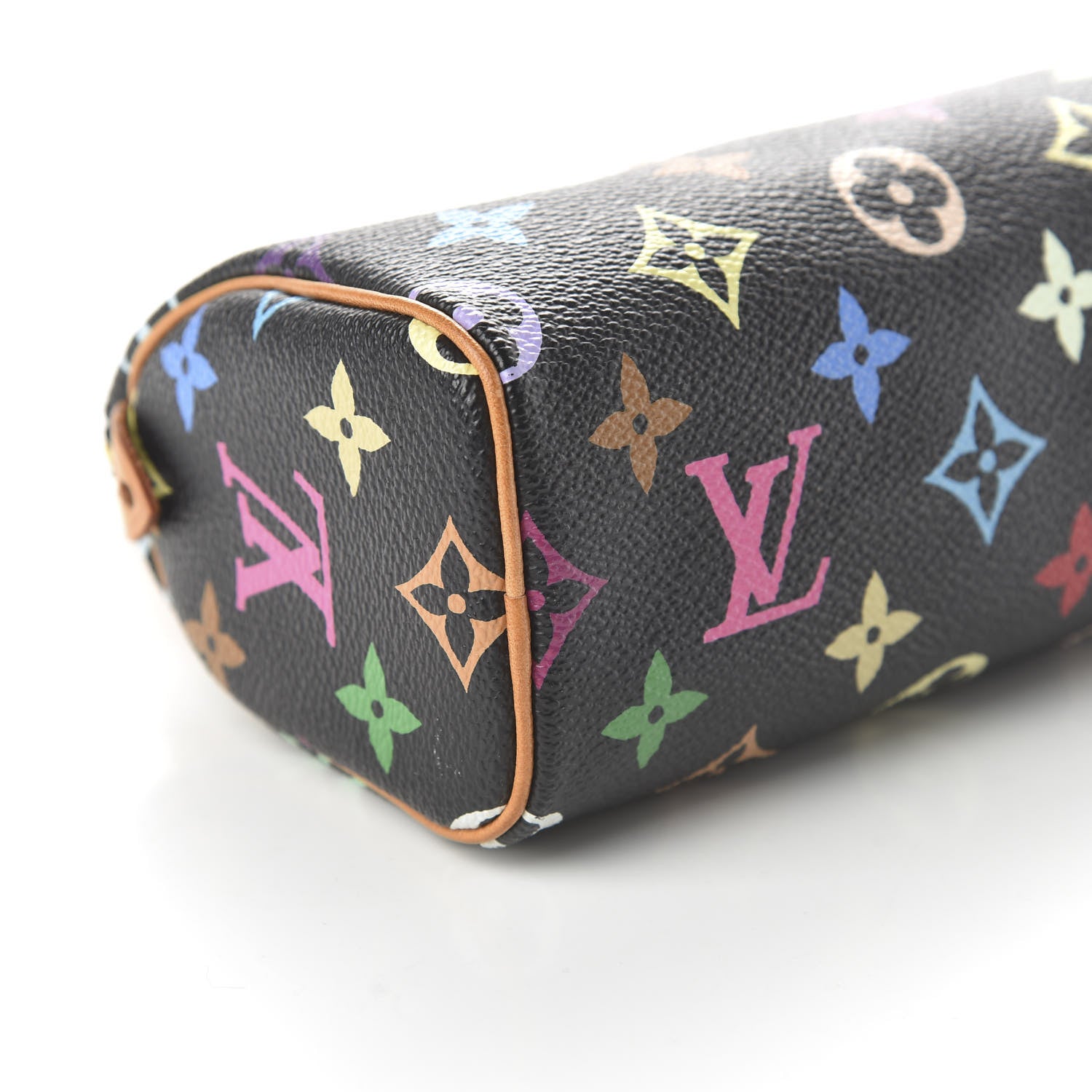 Louis Vuitton Monogram Multicolor Mini Sac HL Speedy Black 6 of 8