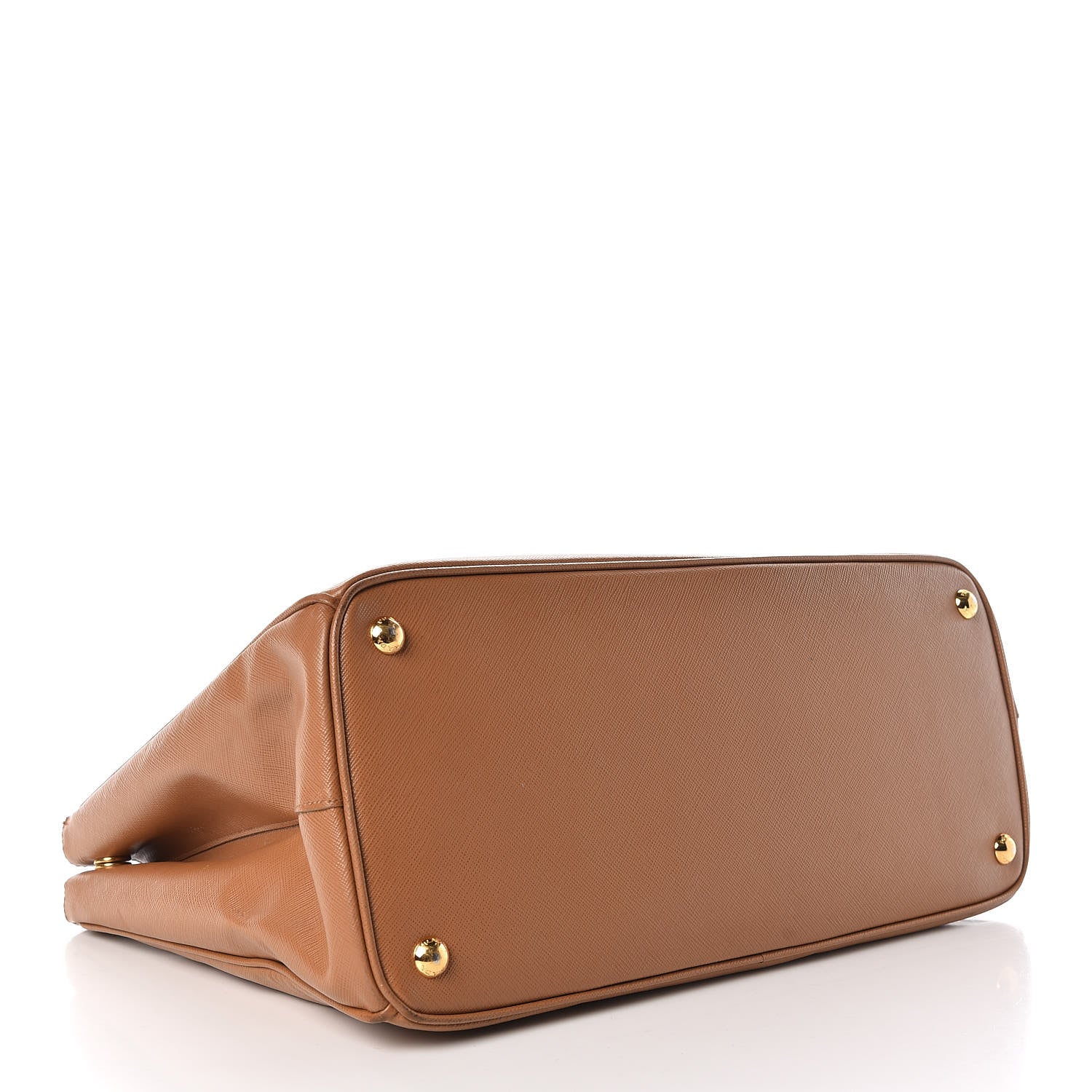 Prada Saffiano Large Galleria Double Zip Tote Caramel 4 of 21