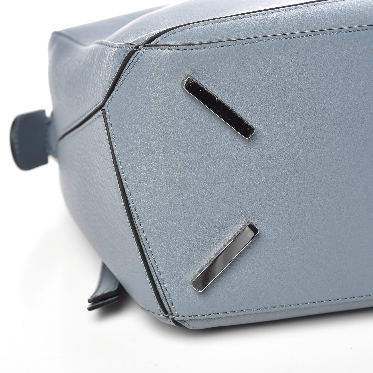 Loewe Calfskin Medium Puzzle Bag Stone Blue 9 of 10