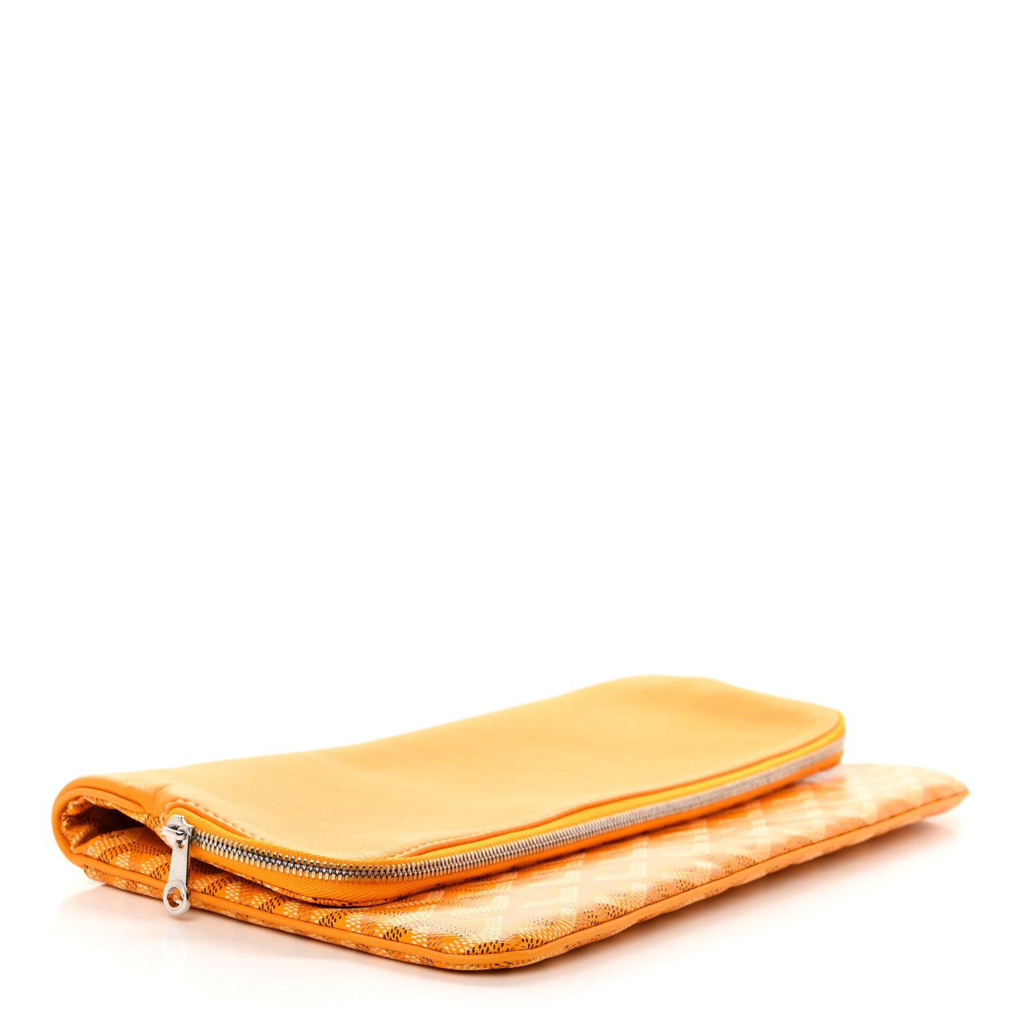 Goyard Goyardine Sainte Marie Soft Clutch Yellow 4 of 9