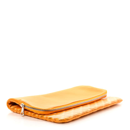Goyard Goyardine Sainte Marie Soft Clutch Yellow 4 of 9