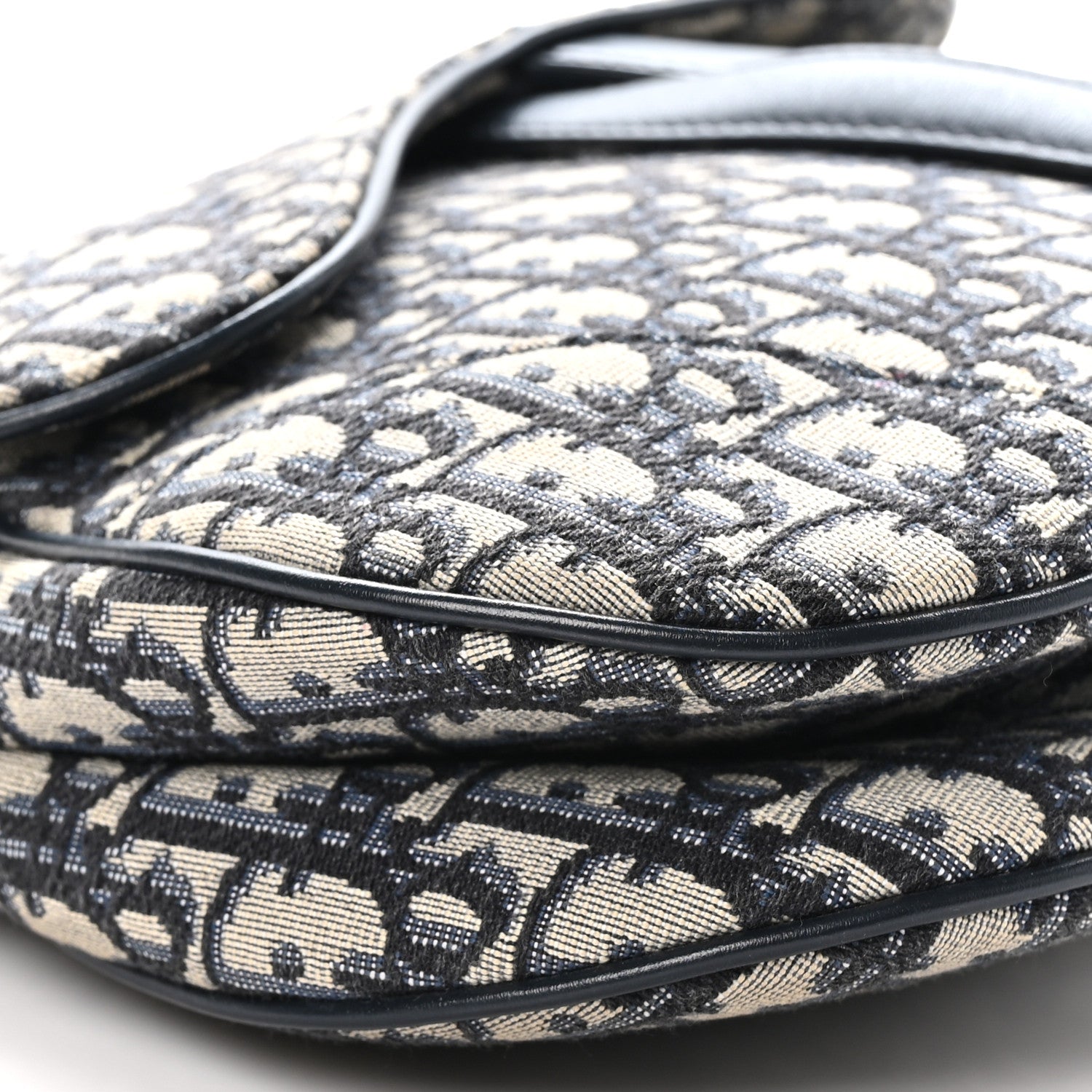 Christian Dior Oblique Saddle Bag Blue 9 of 11