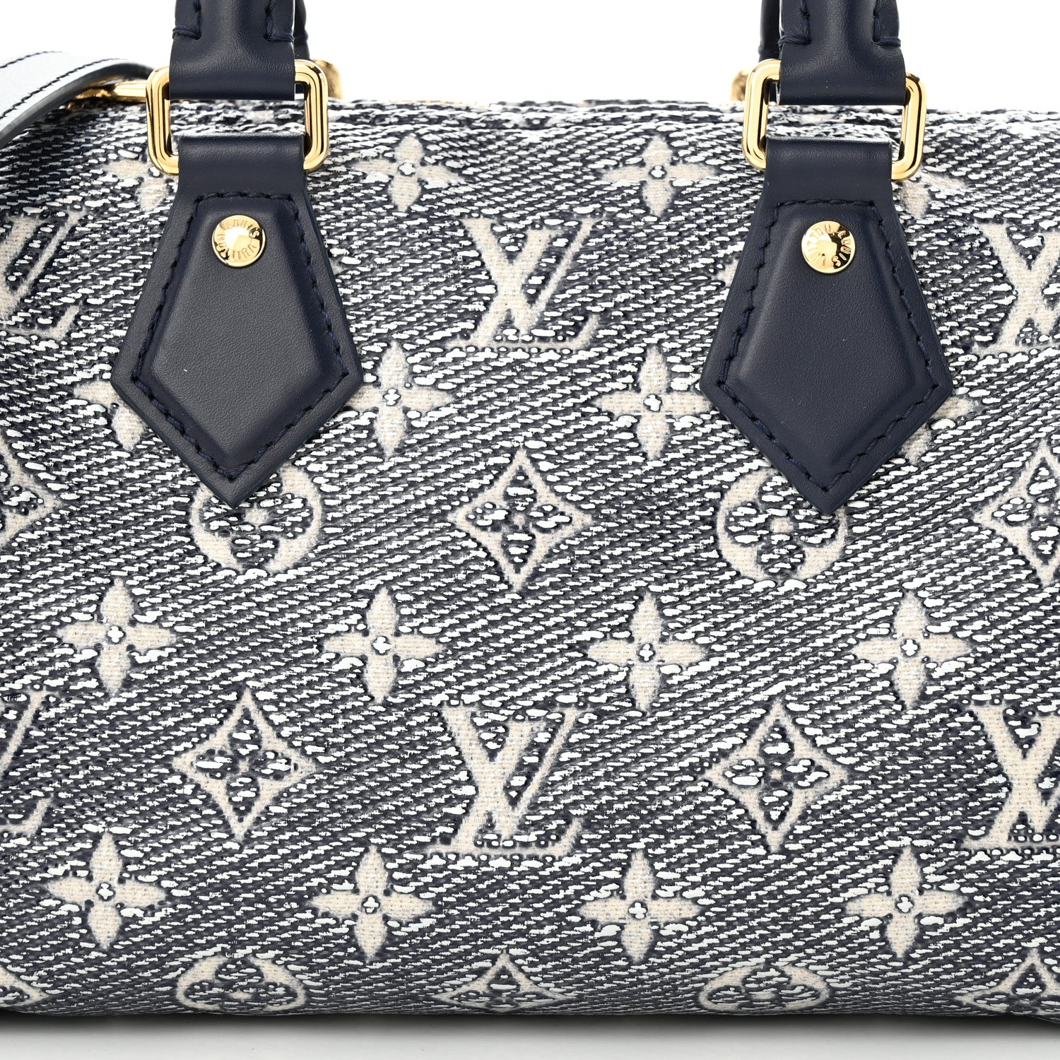 Louis Vuitton Monoglam Speedy Bandouliere 20 Blue 7 of 9