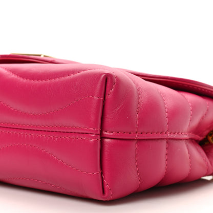 Louis Vuitton Calfskin LV New Wave Chain Bag Rose Freesia 8 of 8