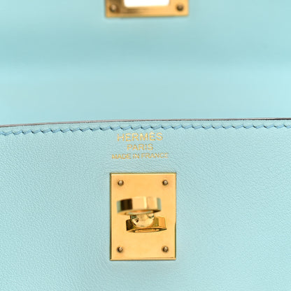 Hermes Swift Kelly Retourne 25 Bleu Zephyr 5 of 10