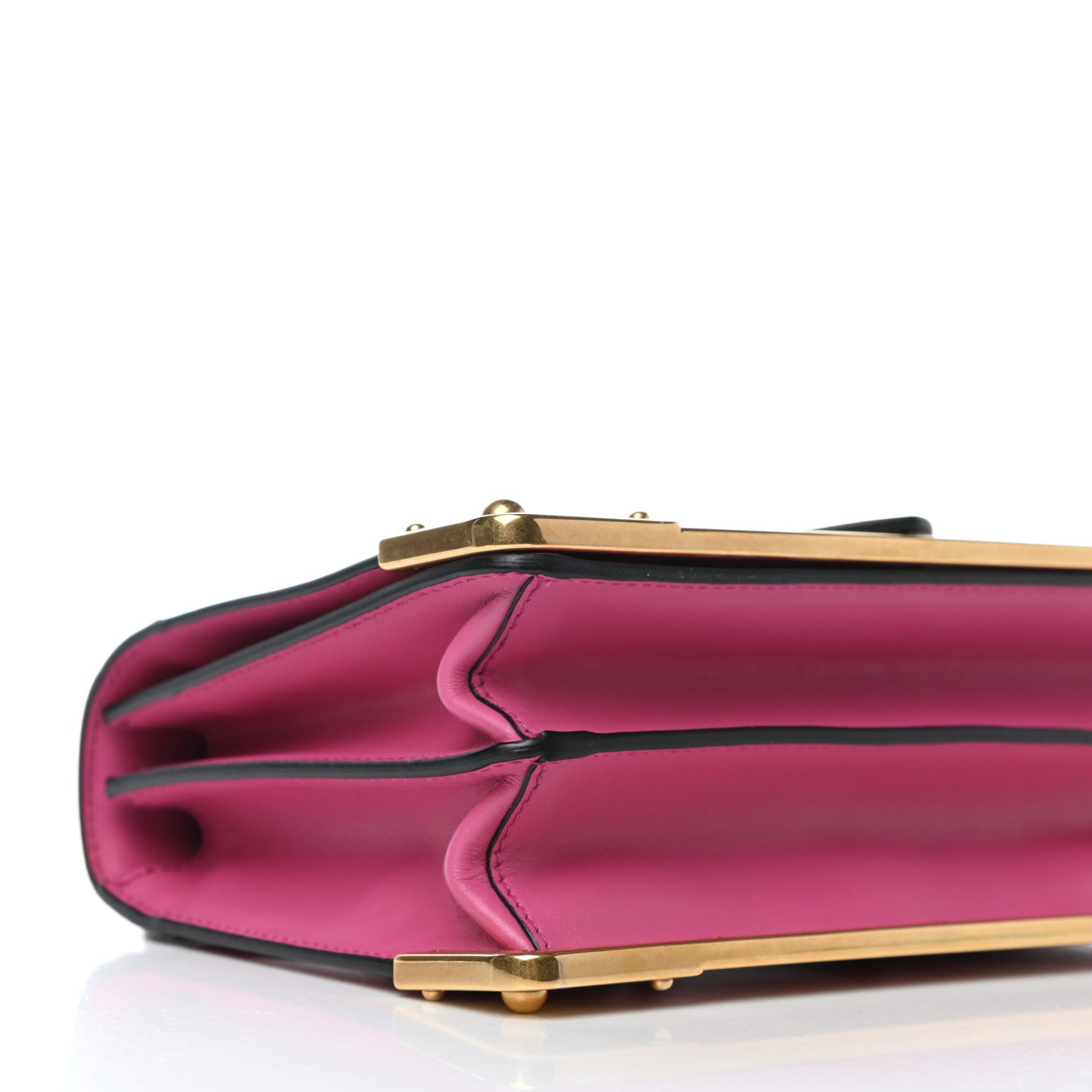 Prada City Calf Saffiano Cahier Bag Fuxia Black 9 of 12