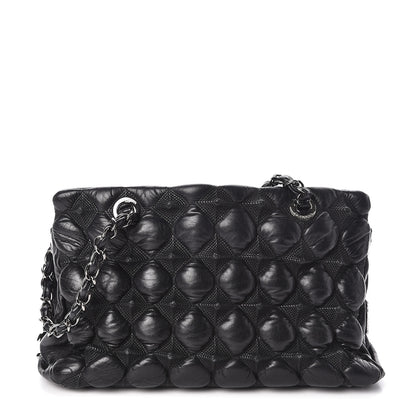 Chanel Lambskin Quilted 3D Point Tote Black 1 of 11