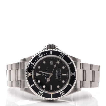 Rolex Stainless Steel 40mm Sea-Dweller Oyster Perpetual Watch Black 16600 3 of 8