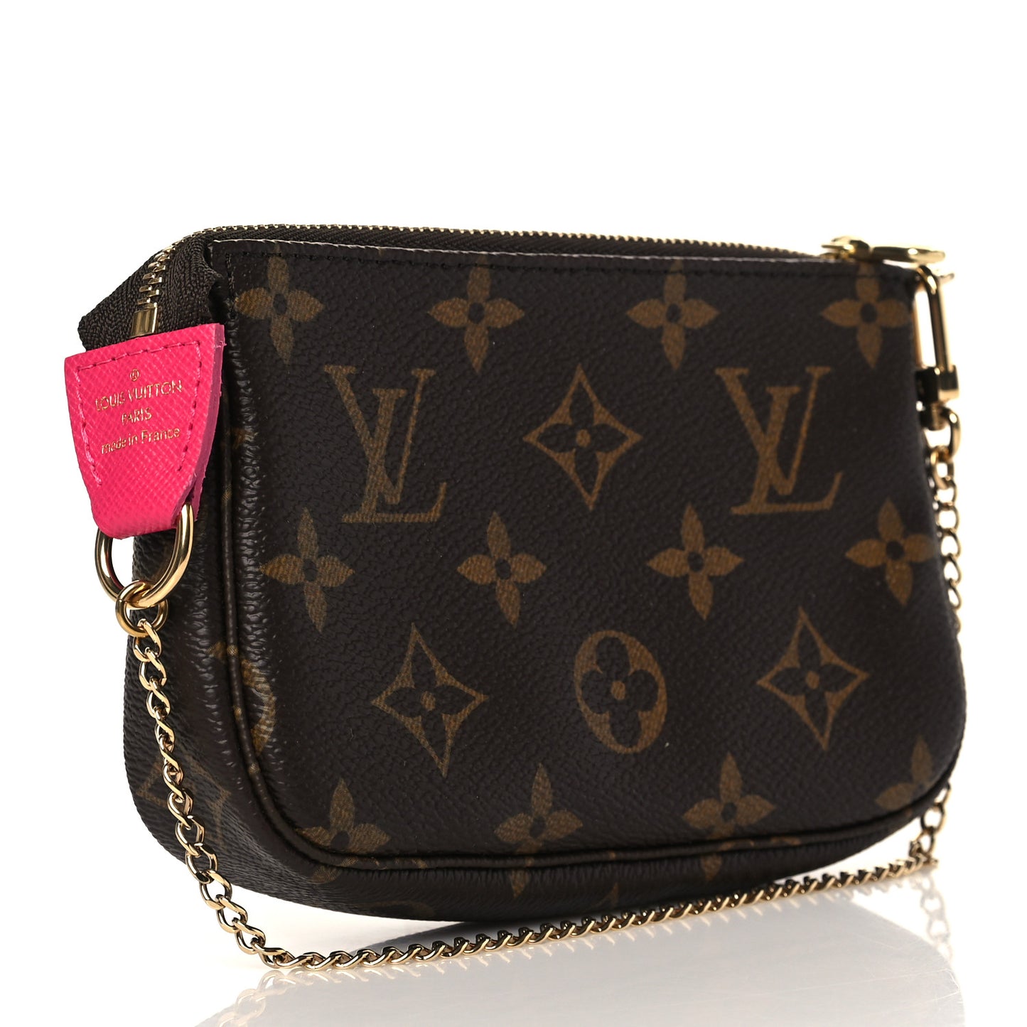 Monogram 2019 Christmas Animation Mini Courchevel Pochette Accessories Fuchsia