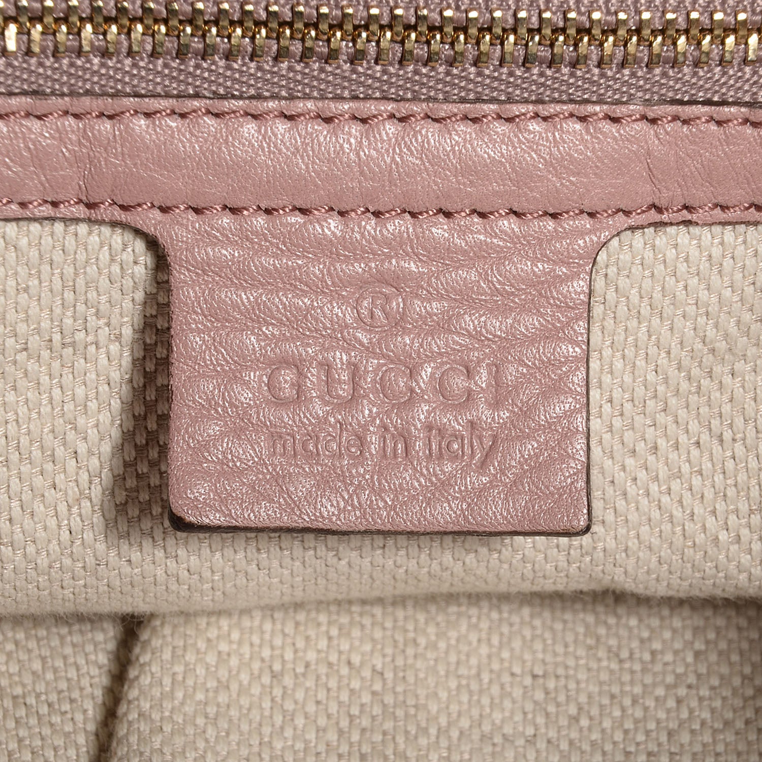 Gucci Cellarius Calfskin Medium Soho Chain Shoulder Bag Dark Cipria 6 of 8