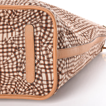 MCM Visetos Large Liz Reversible Shopper Tote Cognac 16 of 20