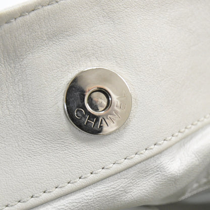Chanel Leather Large Modern Chain Tote White 12 of 13