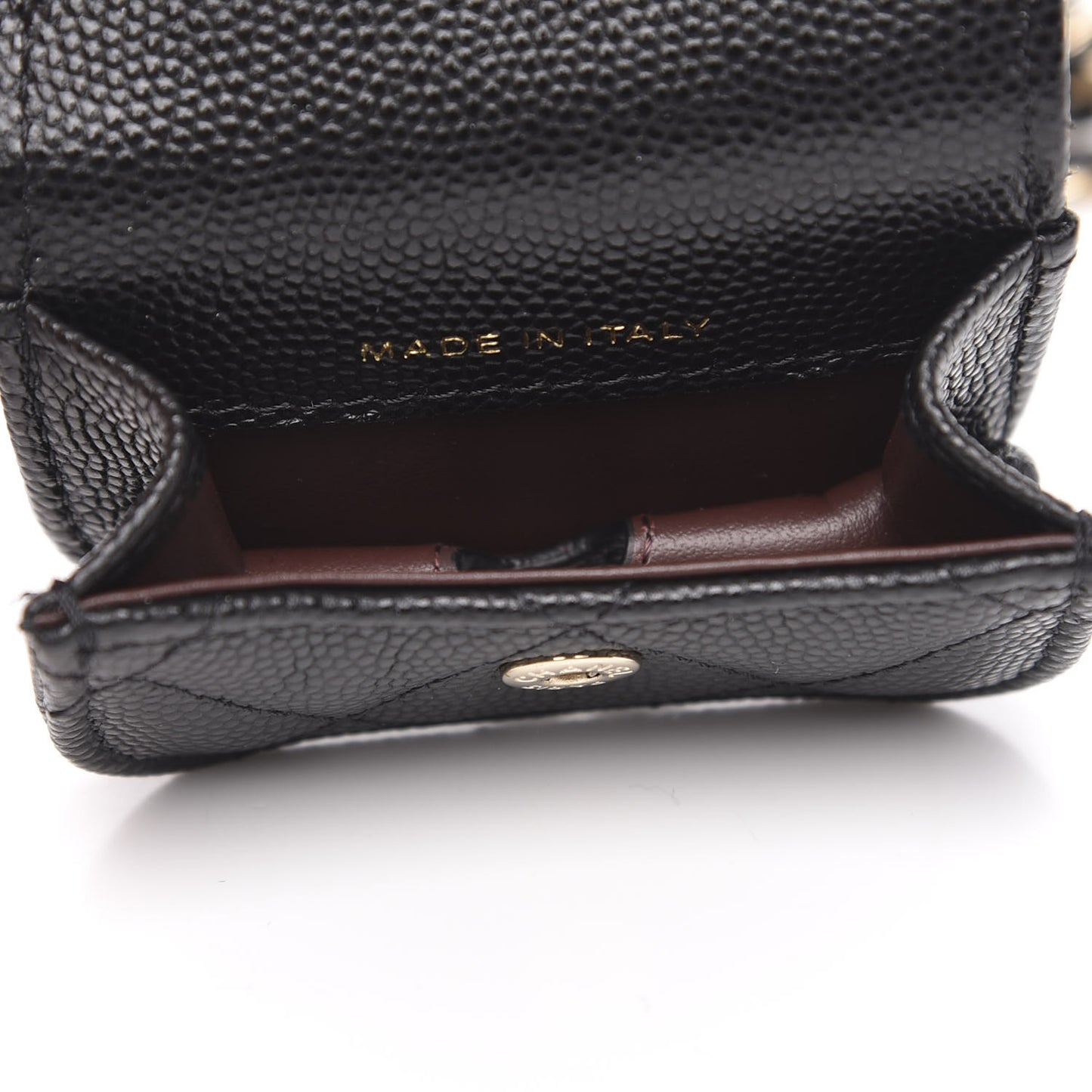 Caviar Quilted Airpods Pro Case Black