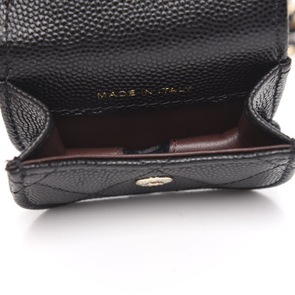 Chanel Caviar Quilted Airpods Pro Case Black 5 of 10