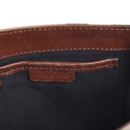 Burberry House Check Bridle Calfskin Small Abbott Crossbody Bag Tan 8 of 17