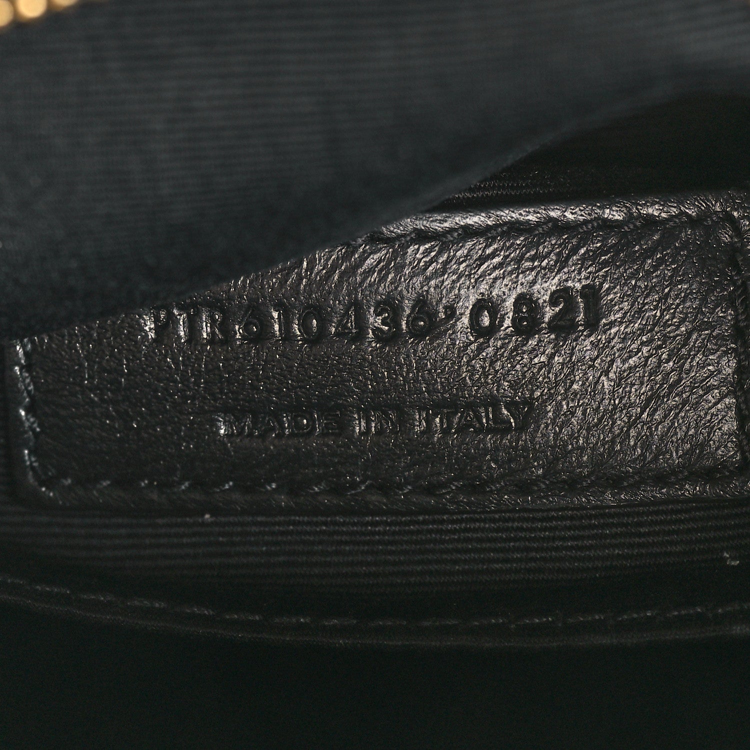 Saint Laurent Denim Quilted Monogram Round Crossbody Bag Rodeo Blue Black 7 of 11