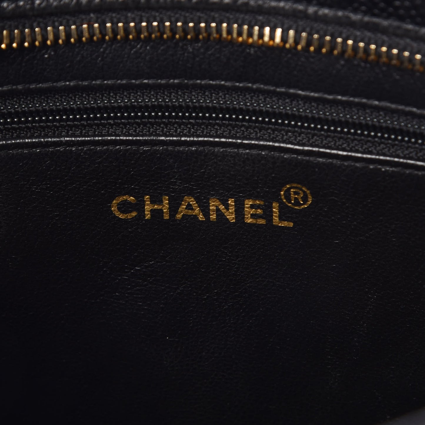 Caviar Quilted Medallion Tote Black