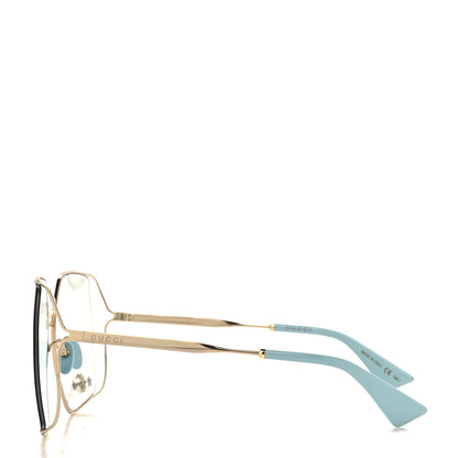 Gucci Metal Sunglasses GG0817S Gold 3 of 8