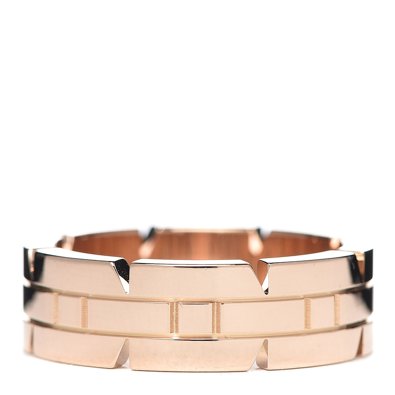Cartier 18K Pink Gold Tank Francaise Ring 51 5.75 3 of 4