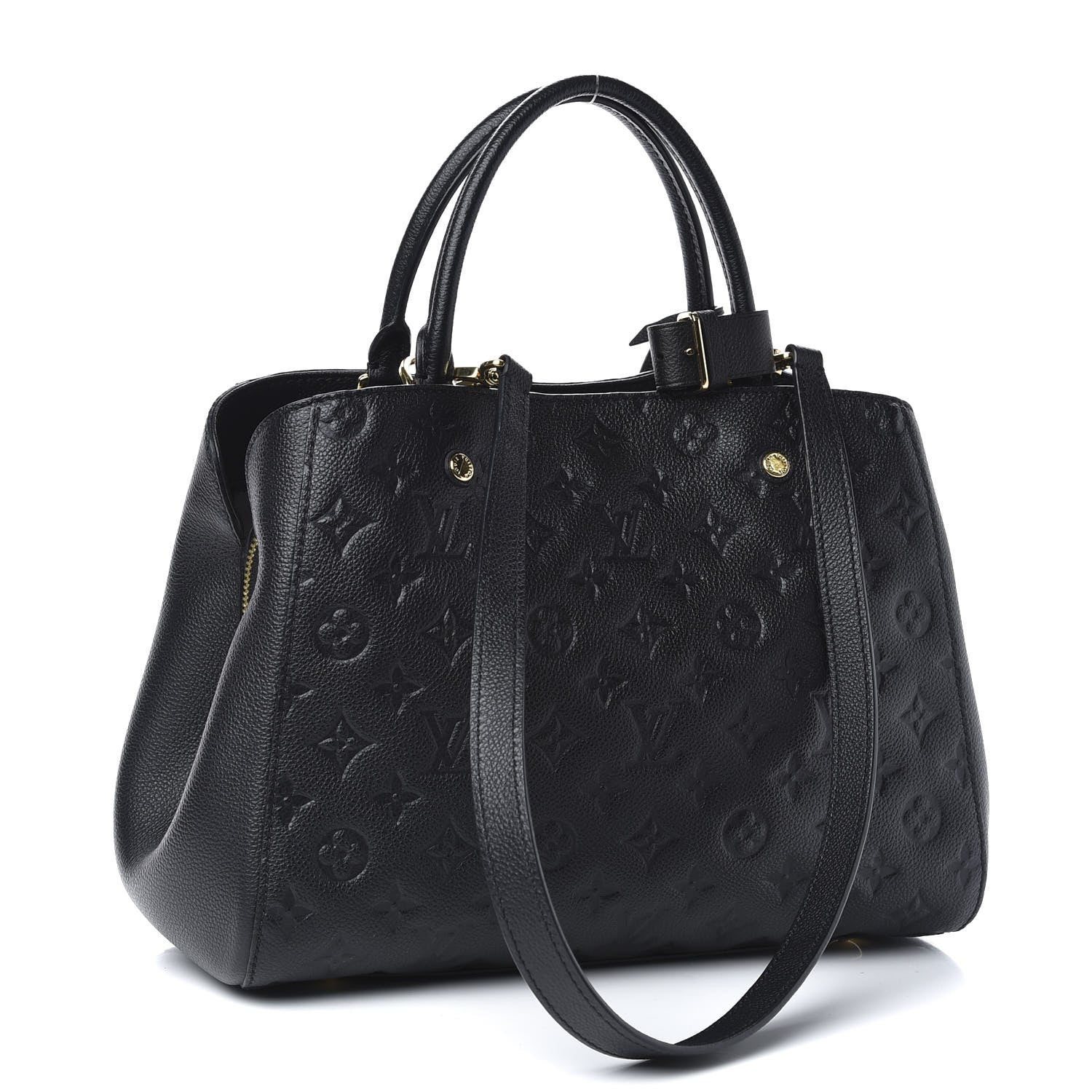 Louis Vuitton Empreinte Montaigne MM Black 4 of 13