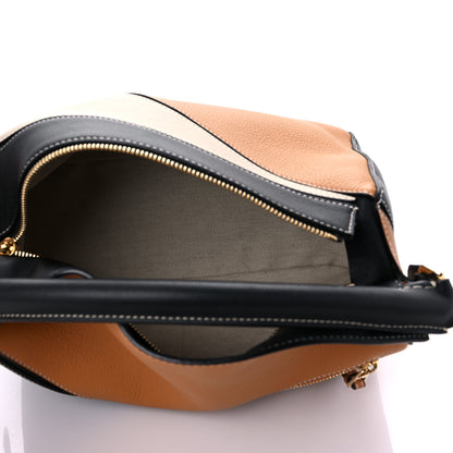 Loewe Grained Calfskin Medium Puzzle Bag Amber Light Oat 6 of 11