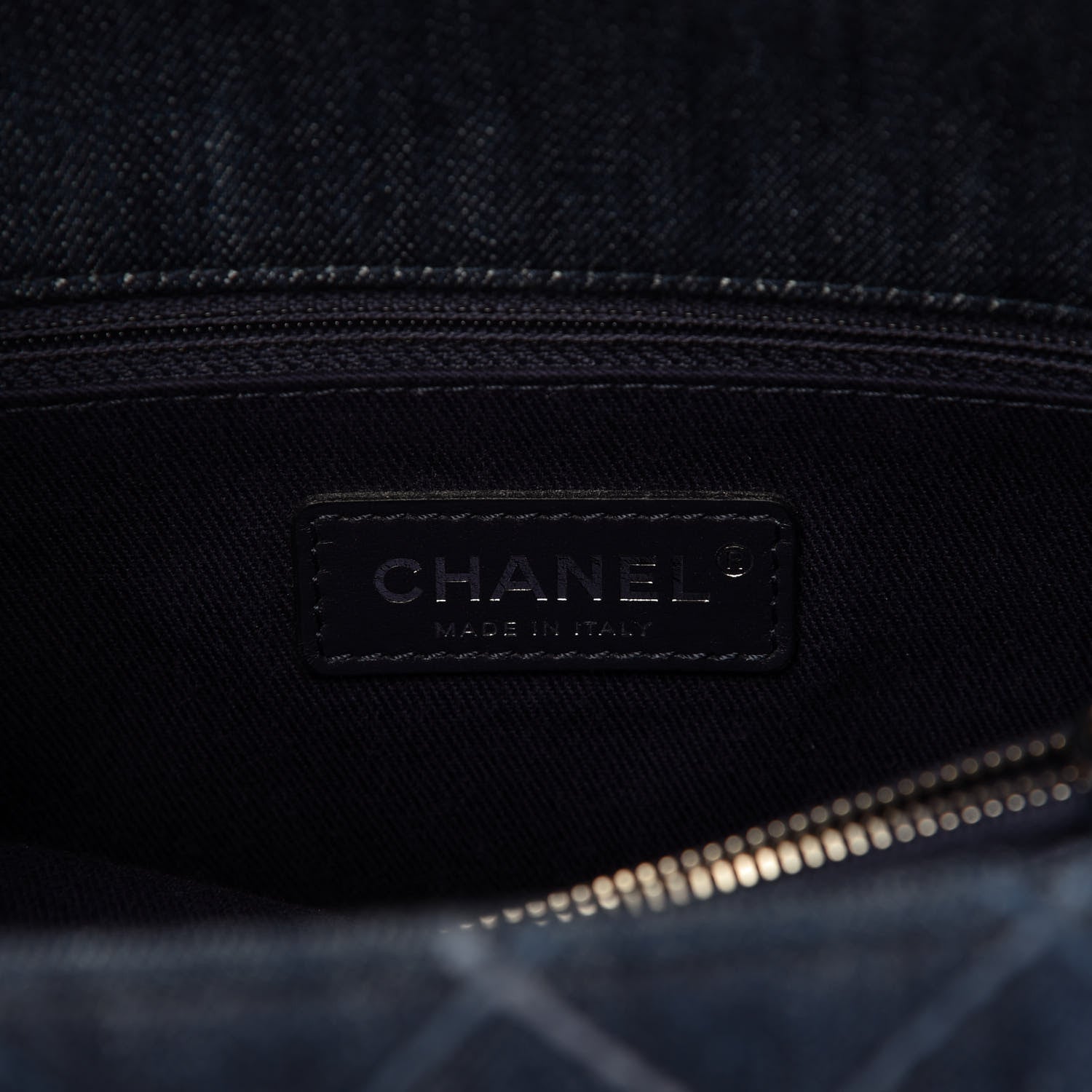 Chanel Denim Quilted Small Coco Handle Flap Blue 8 of 10