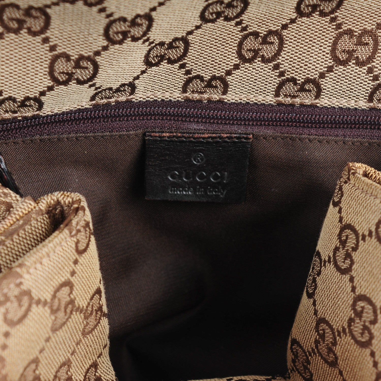 Gucci Monogram Small Backpack Dark Brown 6 of 7