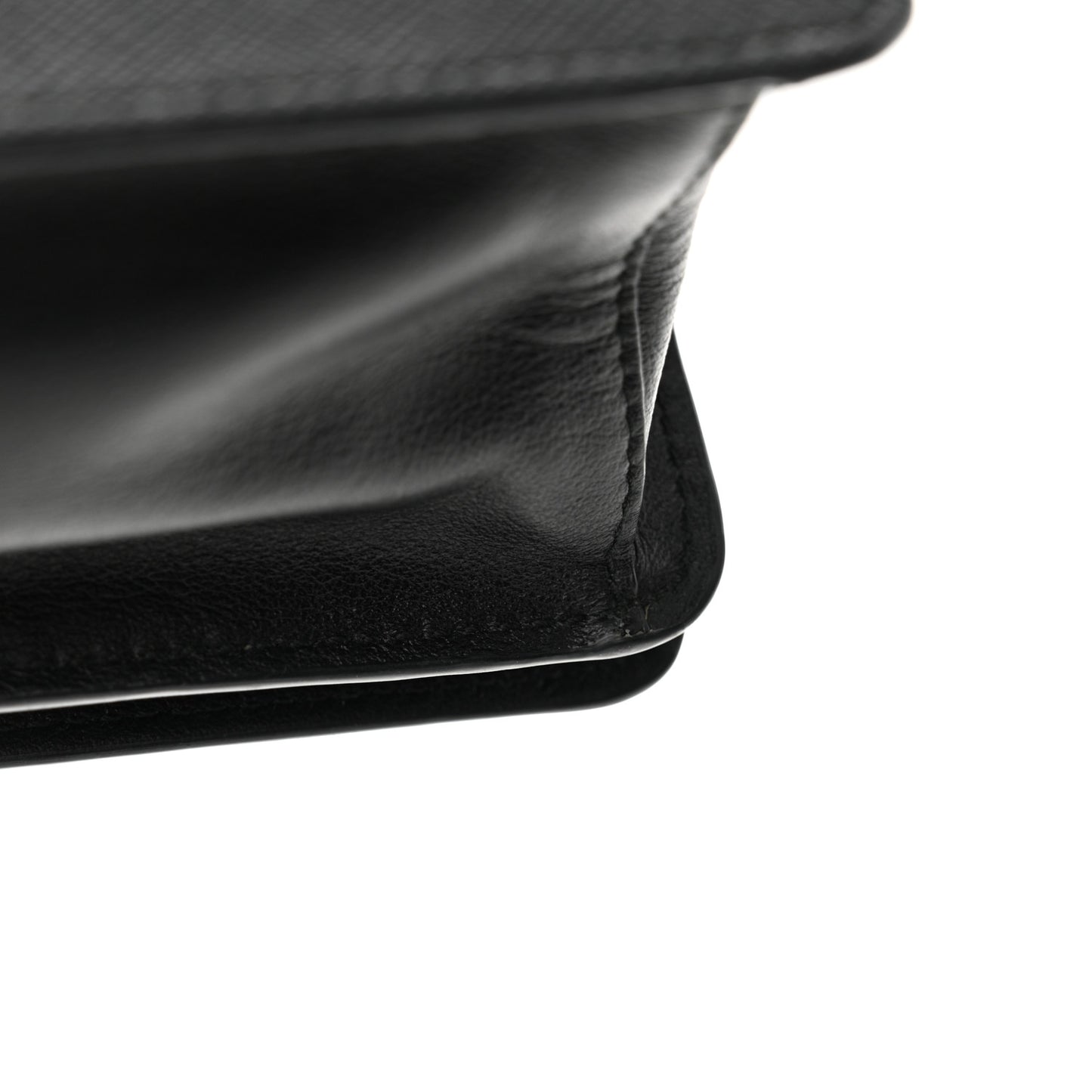 Saffiano Chain Shoulder Bag Black