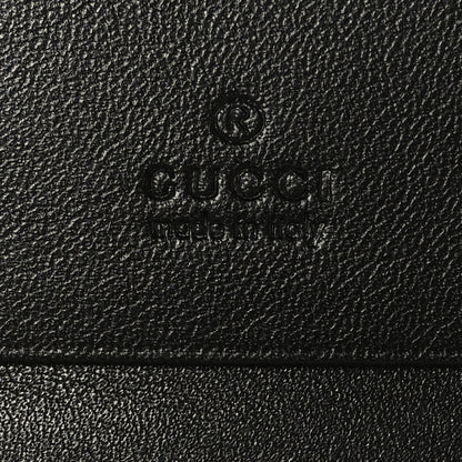 Gucci Calfskin Matelasse GG Marmont Card Case Wallet Black 7 of 9