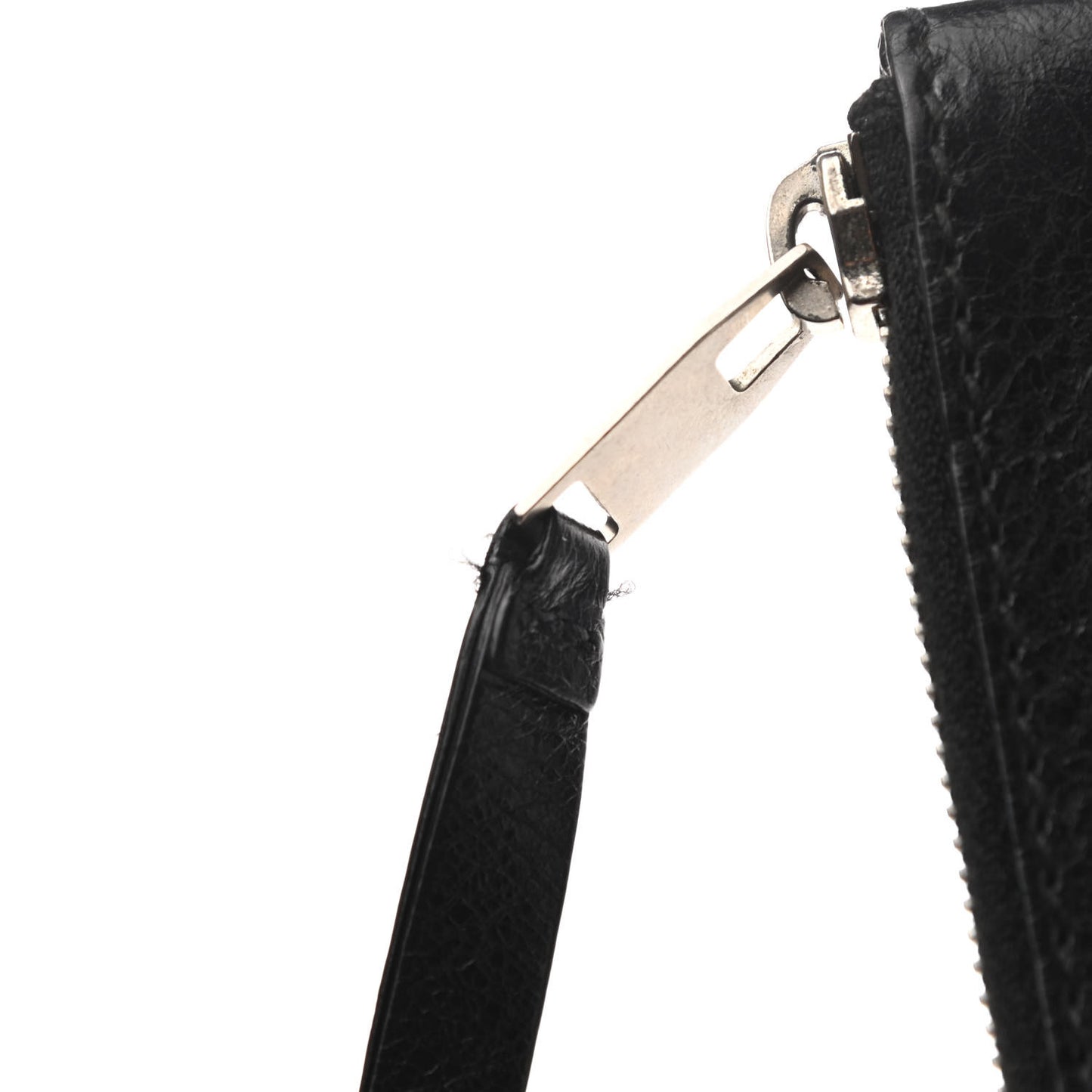 Agneau Arena Classic Hardware Medium Clip Black