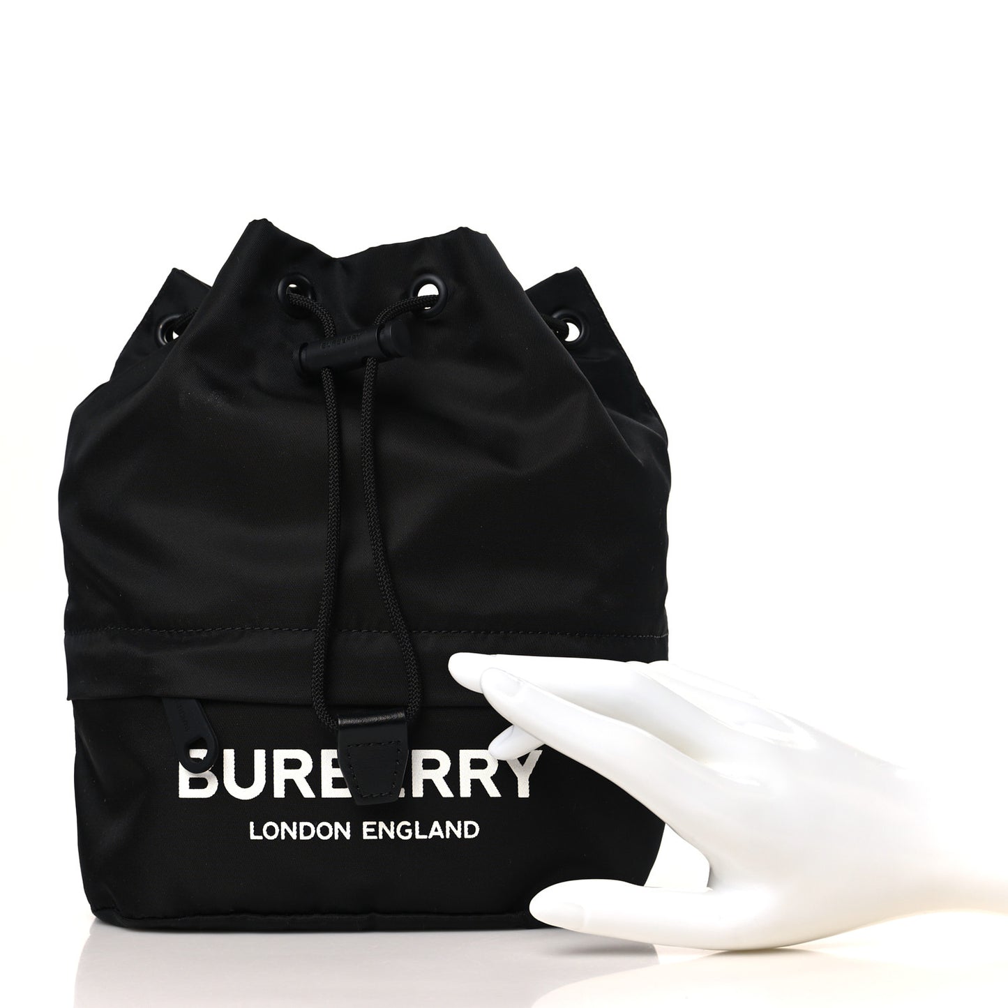 Econyl Phoebe Drawcord Pouch Black