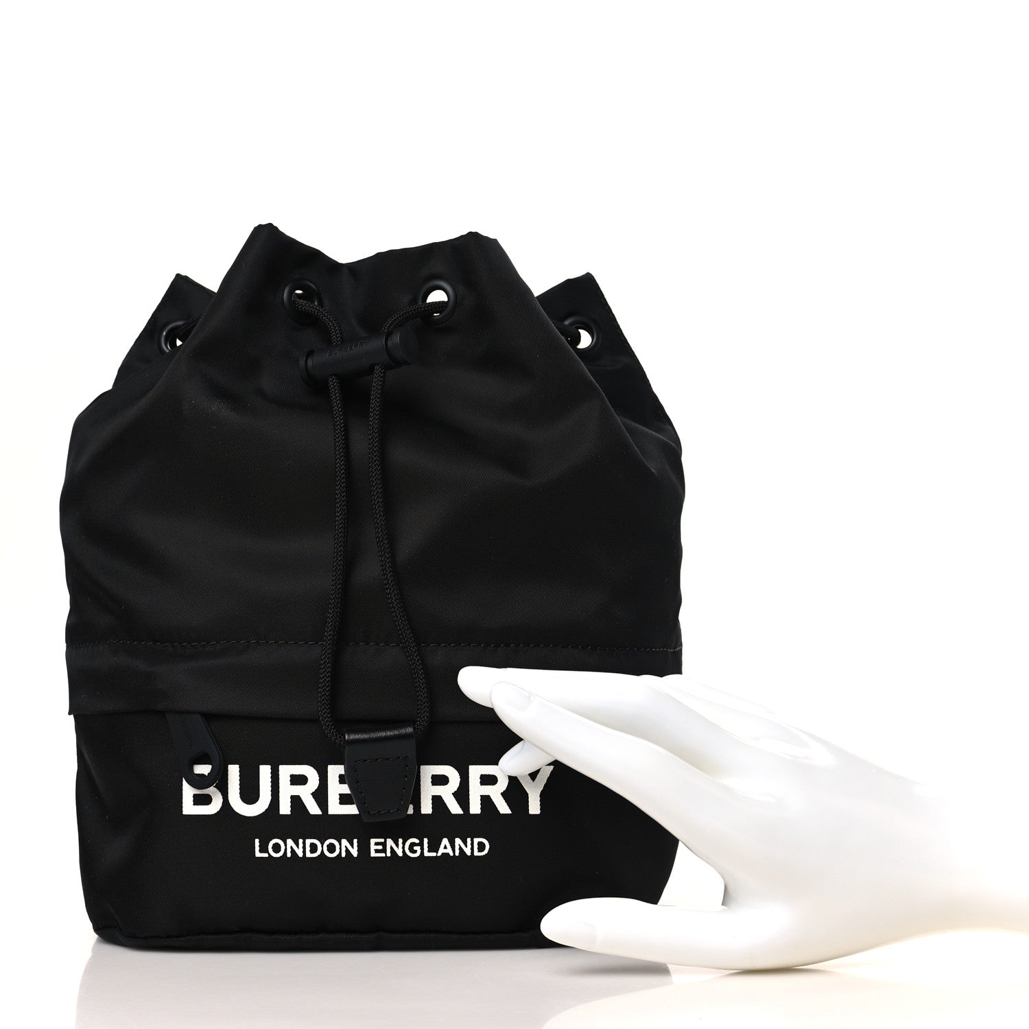 Burberry Econyl Phoebe Drawcord Pouch Black 2 of 8