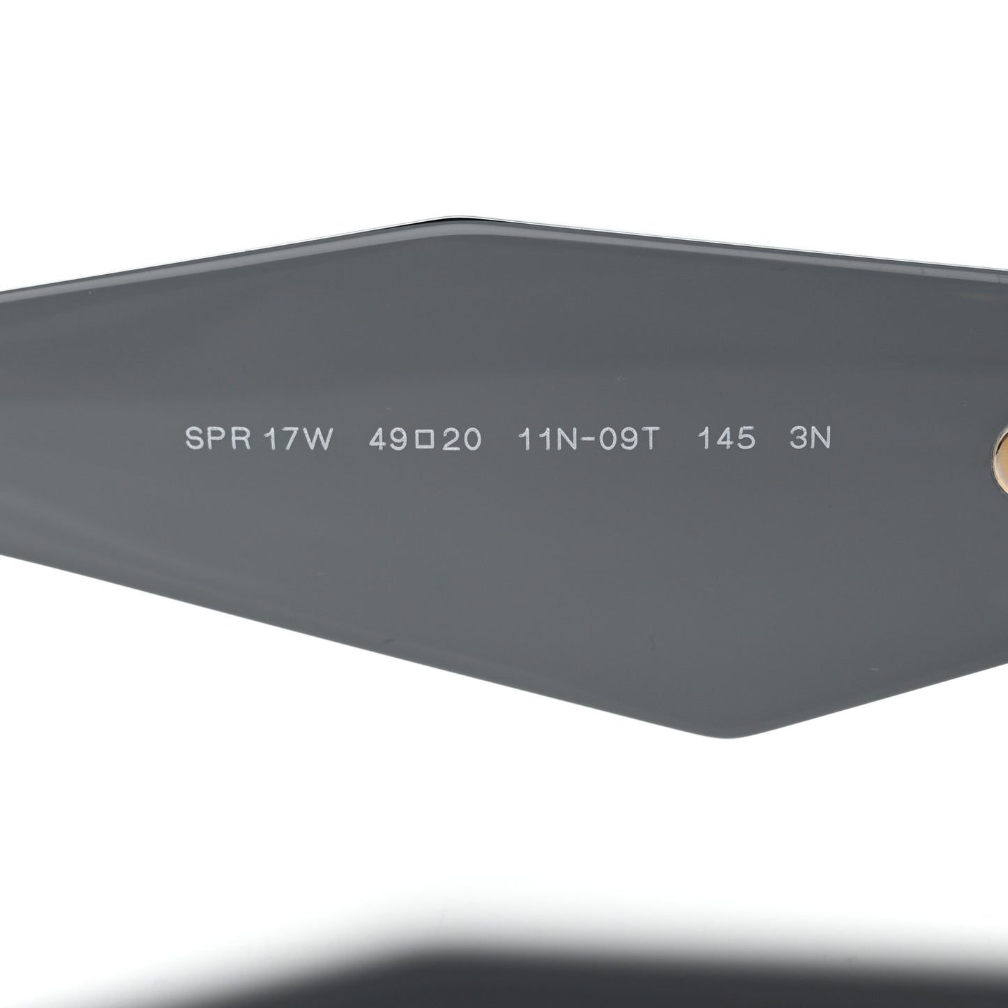 Acetate Symbole Sunglasses SPR17W Graphite Black
