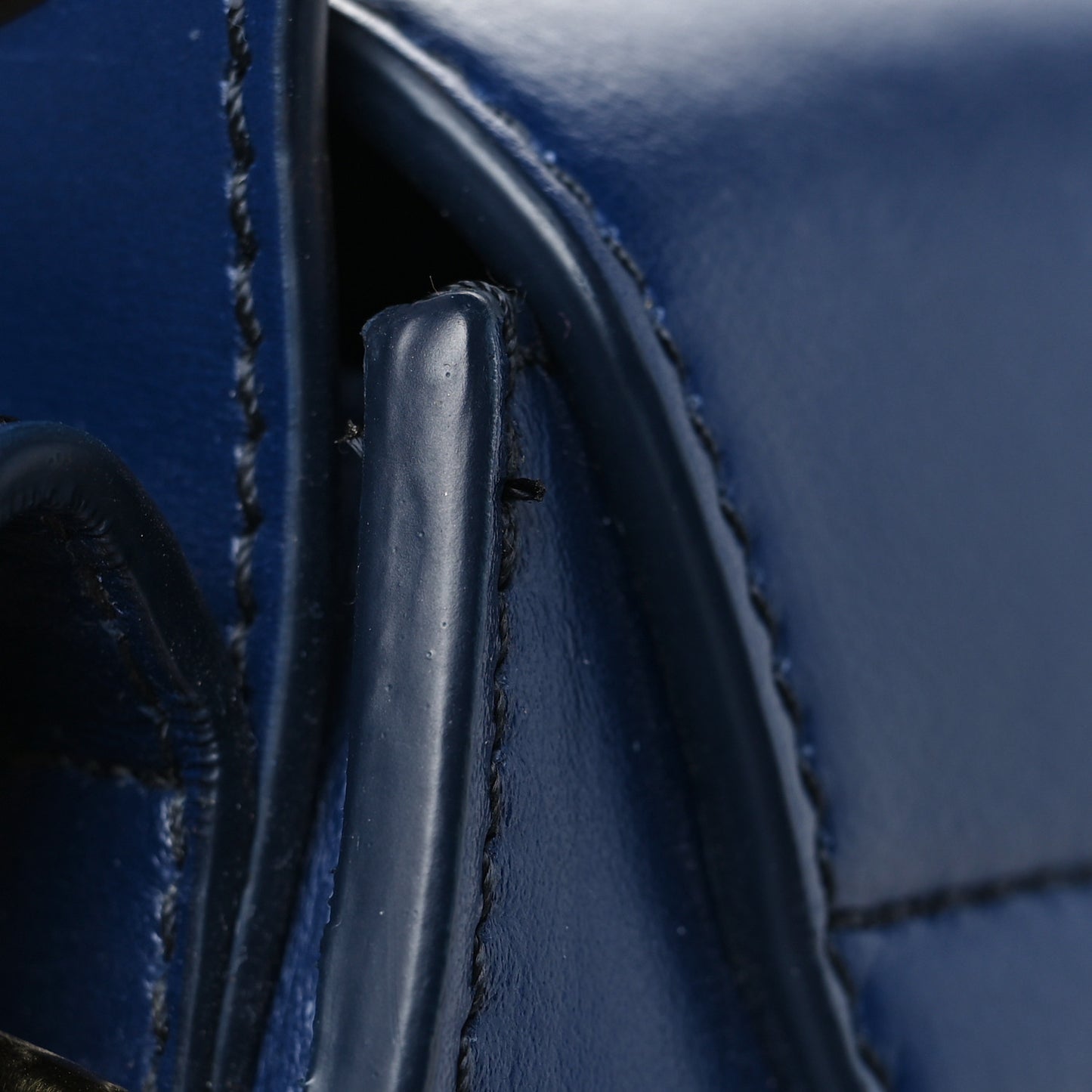 Calfskin Small Tess Bag Smoky Blue