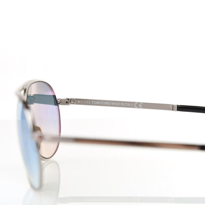 Tom Ford Marko Aviator Sunglasses TF144 Silver 6 of 9