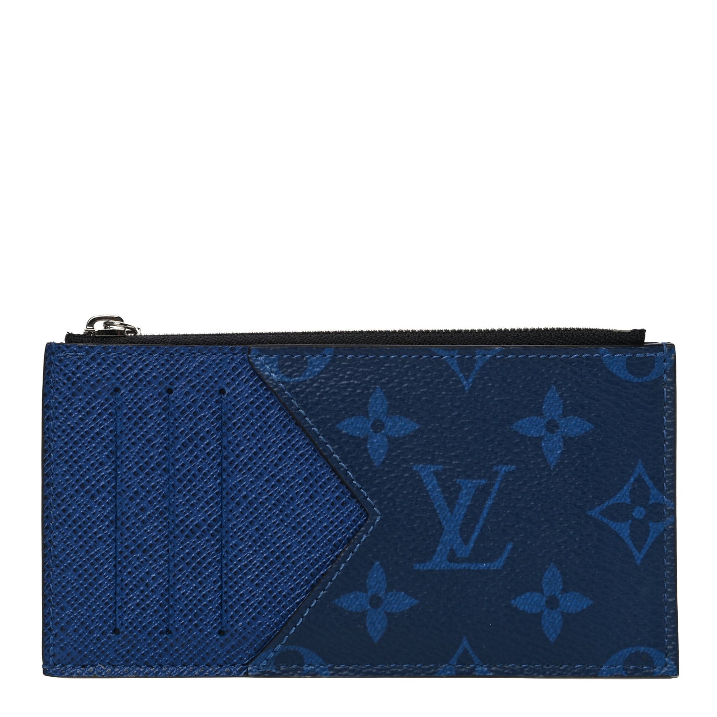 Monogram Taiga Coin Card Holder Cobalt