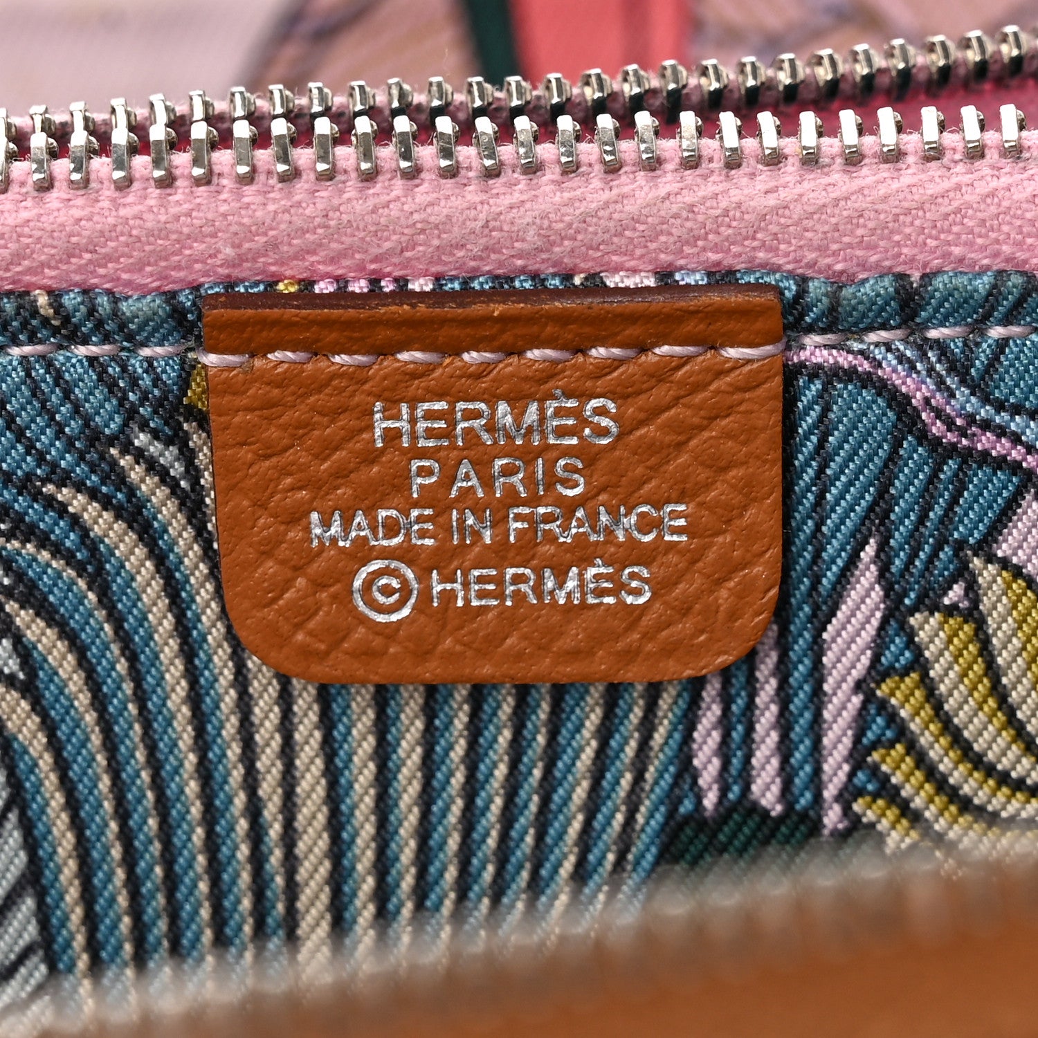 Hermes Epsom Silk'In Compact Wallet Gold Mauve Sylvestre 6 of 14