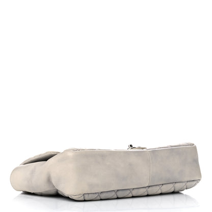 Chanel Lambskin Quilted Jumbo Coco Rain Flap Grey 4 of 27