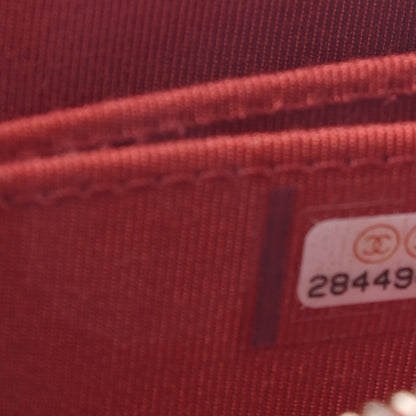 Chanel Caviar Quilted Zip Coin Purse Red 6 of 7