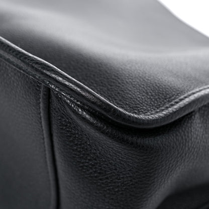 Prada Vitello Daino Soft Hobo Messenger Bag Black 10 of 10