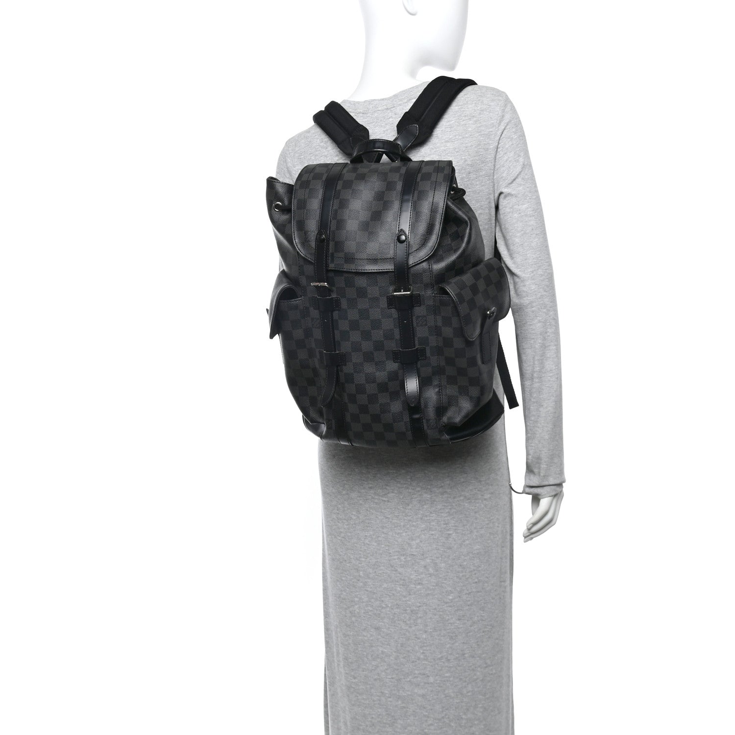 Louis Vuitton Damier Graphite Christopher PM Backpack 2 of 14