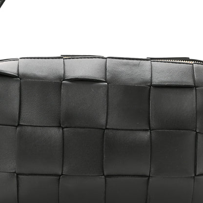 Bottega Veneta Lambskin Maxi Intrecciato Brick Cassette Bag Black 7 of 10