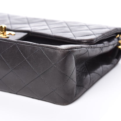 Chanel Lambskin Quilted Medium Double Flap Black 7 of 15