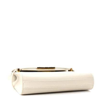 Saint Laurent Smooth Calfskin Mini Manhattan Shoulder Bag Blanc Vintage 4 of 11